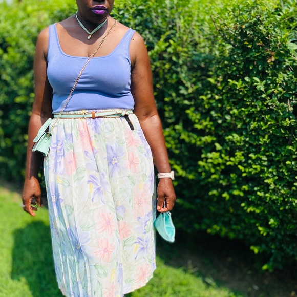 Isabel Violet Rib Tank - Picture 7 of 8